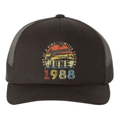 35 Year Old Awesome Since June 1988 35th Birthday Yupoong Adult 5-Panel Trucker Hat