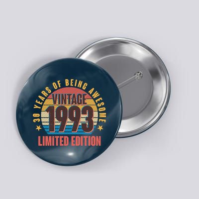 30 Years Of Being Awesome 1993 Limited Edition Vintage Retro Button
