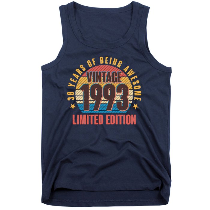 30 Years Of Being Awesome 1993 Limited Edition Vintage Retro Tank Top