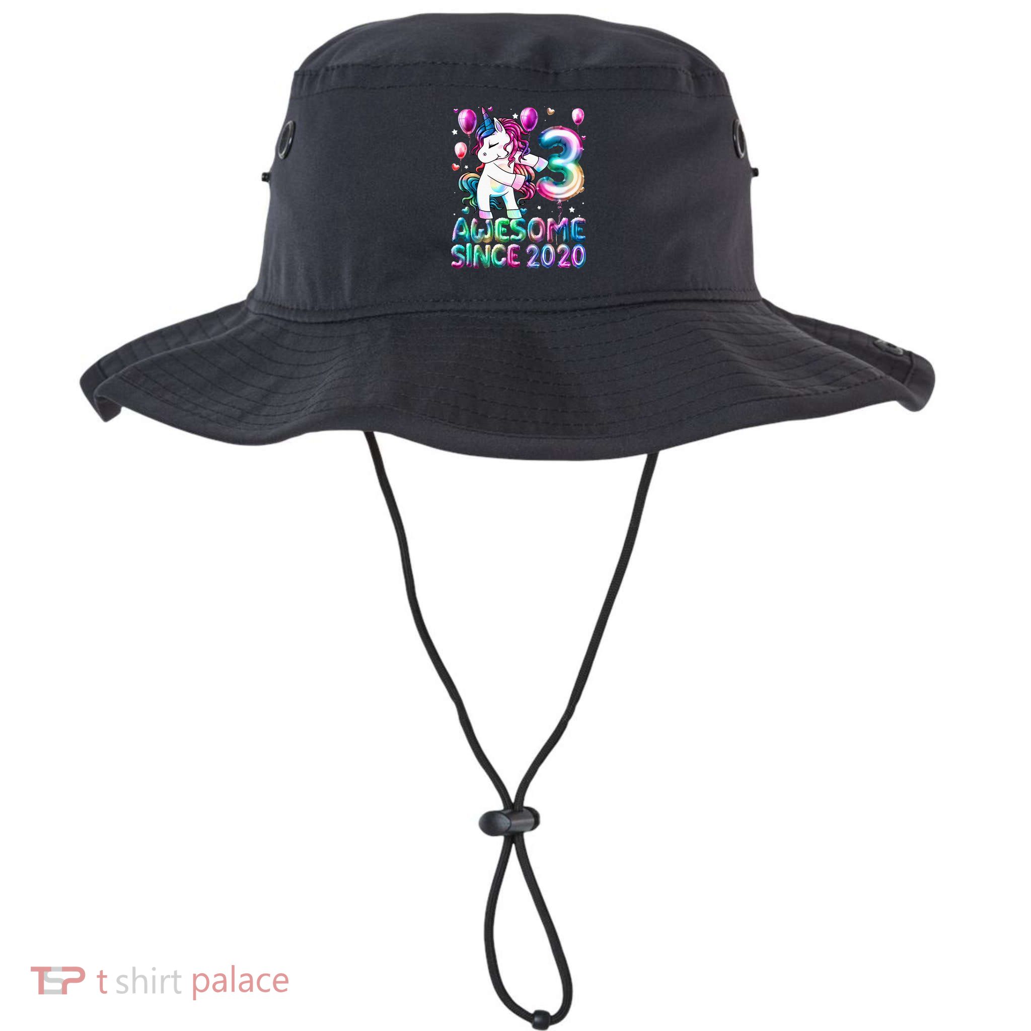 3 Years Old Unicorn Flossing 3rd Birthday Girl Unicorn Party Bucket Hat