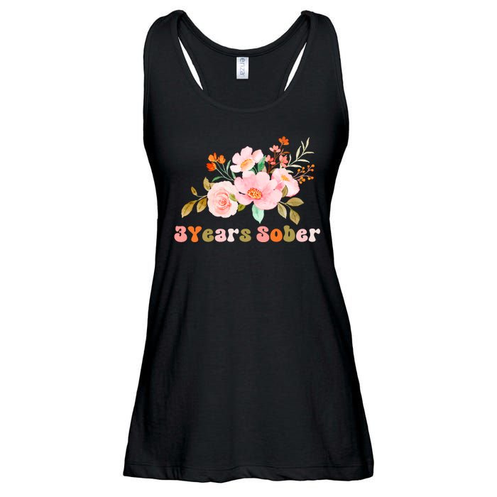 3 Years Sober Gift Sober Anniversary Gift Sobriety Gift Recovery Soberversary Ladies Essential Flowy Tank