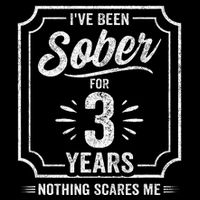 3 Years Sober Sobriety Anniversary Sober Anniversary 16 in Basic Backpack