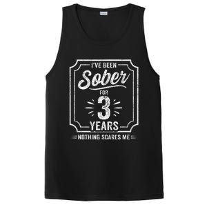 3 Years Sober Sobriety Anniversary Sober Anniversary PosiCharge Competitor Tank