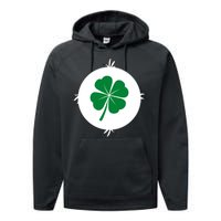 4 Leaf Clover Bear Halloween Costume Performance Fleece Hoodie