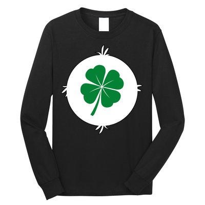 4 Leaf Clover Bear Halloween Costume Long Sleeve Shirt