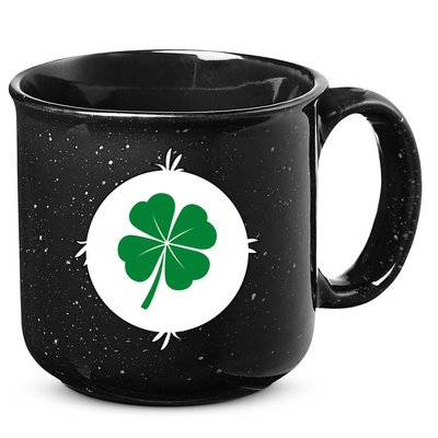 4 Leaf Clover Bear Halloween Costume 15oz Campfire Ceramic Mug