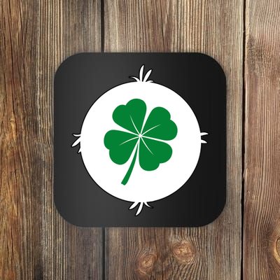 4 Leaf Clover Bear Halloween Costume Coaster