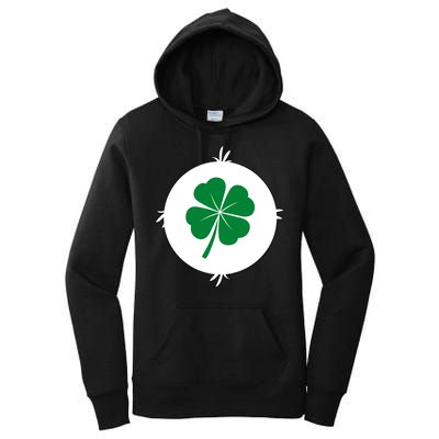 4 Leaf Clover Bear Halloween Costume Women's Pullover Hoodie