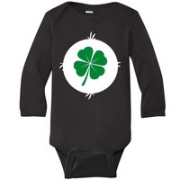 4 Leaf Clover Bear Halloween Costume Baby Long Sleeve Bodysuit