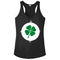 4 Leaf Clover Bear Halloween Costume Ladies PosiCharge Competitor Racerback Tank