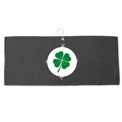 4 Leaf Clover Bear Halloween Costume Large Microfiber Waffle Golf Towel