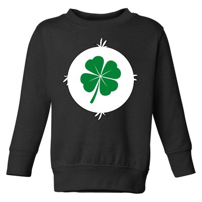 4 Leaf Clover Bear Halloween Costume Toddler Sweatshirt