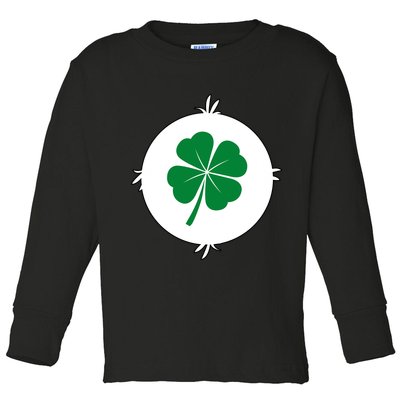 4 Leaf Clover Bear Halloween Costume Toddler Long Sleeve Shirt