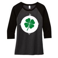 4 Leaf Clover Bear Halloween Costume Women's Tri-Blend 3/4-Sleeve Raglan Shirt