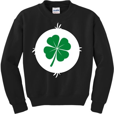 4 Leaf Clover Bear Halloween Costume Kids Sweatshirt