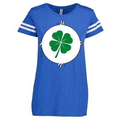 4 Leaf Clover Bear Halloween Costume Enza Ladies Jersey Football T-Shirt