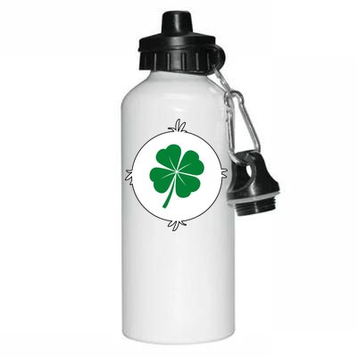 4 Leaf Clover Bear Halloween Costume Aluminum Water Bottle