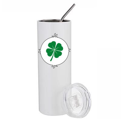 4 Leaf Clover Bear Halloween Costume Stainless Steel Tumbler