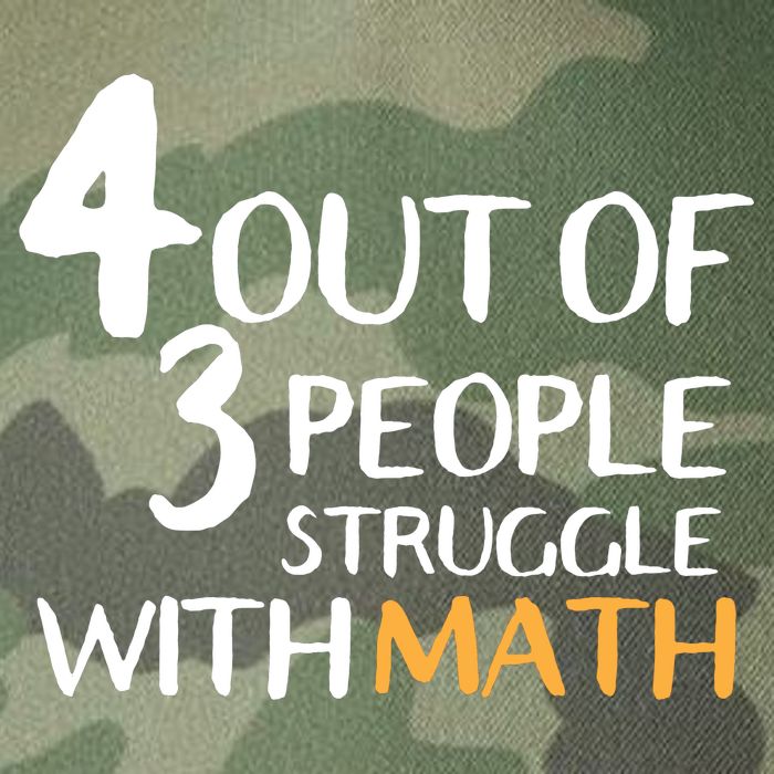 4 Out Of 3 People Struggle With Math Funny Legacy Tie Dye Trucker Hat