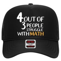 4 Out Of 3 People Struggle With Math Funny Hat