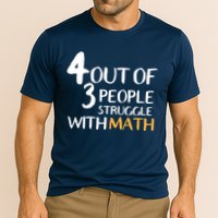 4 Out Of 3 People Struggle With Math Funny Performance Shirt