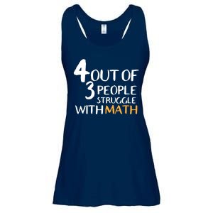 4 Out Of 3 People Struggle With Math Funny Ladies Essential Flowy Tank