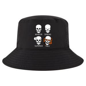 4 Seasons Skeleton Winter Summer Fall Spring Cool Comfort Performance Bucket Hat