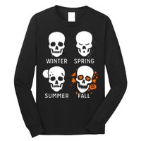 4 Seasons Skeleton Winter Summer Fall Spring Long Sleeve Shirt