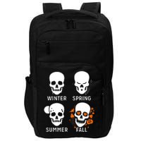 4 Seasons Skeleton Winter Summer Fall Spring Impact Tech Backpack