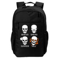 4 Seasons Skeleton Winter Summer Fall Spring Daily Commute Backpack