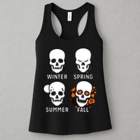 4 Seasons Skeleton Winter Summer Fall Spring Womens Tank Top