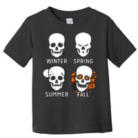 4 Seasons Skeleton Winter Summer Fall Spring Toddler T-Shirt