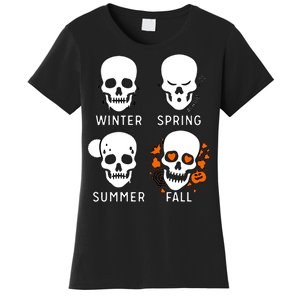 4 Seasons Skeleton Winter Summer Fall Spring Women's T-Shirt