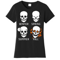 4 Seasons Skeleton Winter Summer Fall Spring Women's T-Shirt