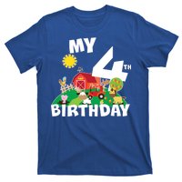 4 Year Old Farm My 4th Birthday T-Shirt