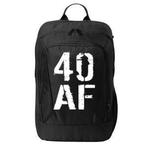 40 AF 40th Birthday City Backpack