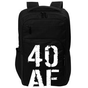 40 AF 40th Birthday Impact Tech Backpack