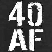 40 AF 40th Birthday Adult Drive Performance Visor