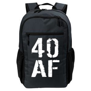 40 AF 40th Birthday Daily Commute Backpack