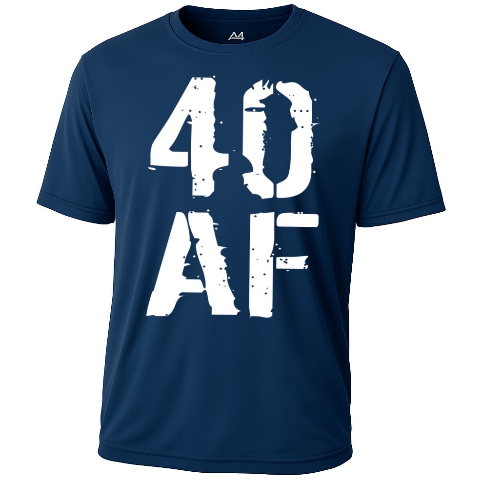 40 AF 40th Birthday Cooling Performance Crew T-Shirt