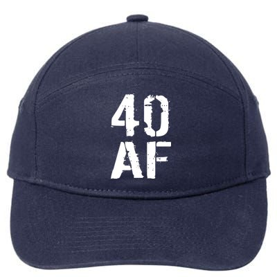 40 AF 40th Birthday 7-Panel Snapback Hat