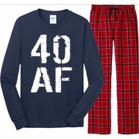 40 AF 40th Birthday Long Sleeve Pajama Set