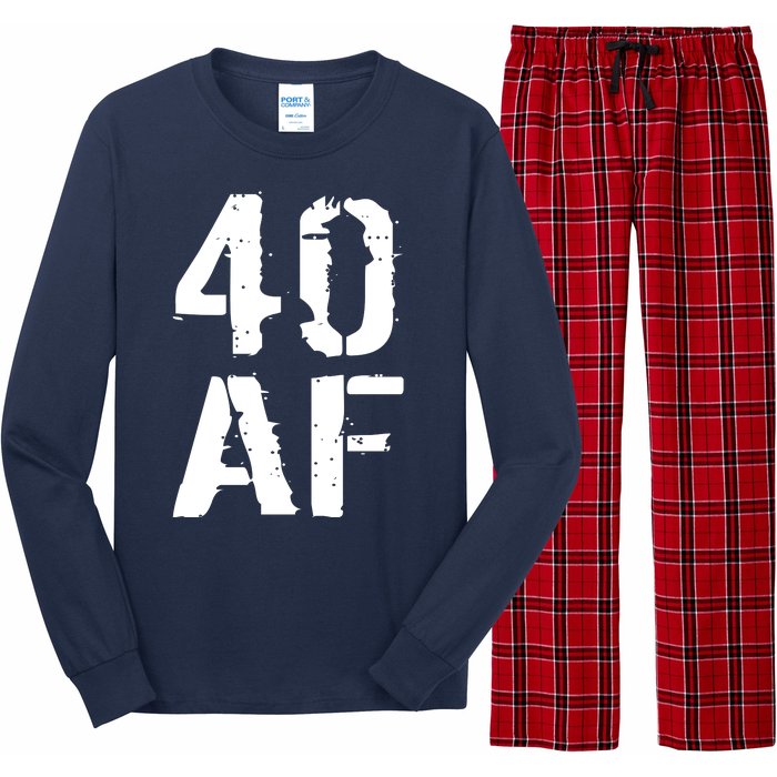 40 AF 40th Birthday Long Sleeve Pajama Set