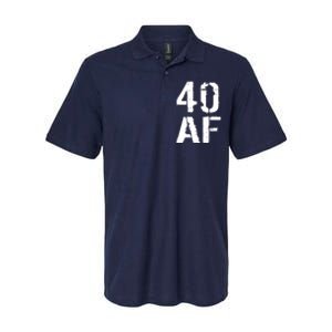 40 AF 40th Birthday Softstyle Adult Sport Polo