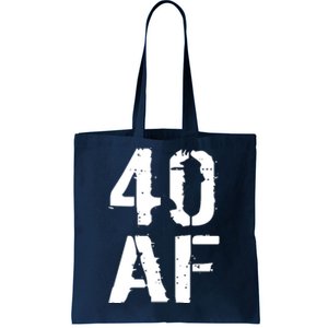 40 AF 40th Birthday Tote Bag