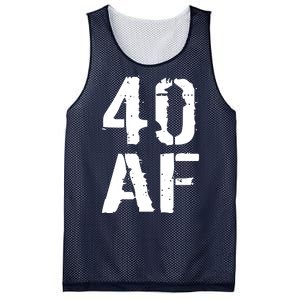 40 AF 40th Birthday Mesh Reversible Basketball Jersey Tank