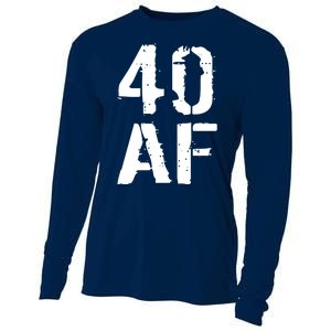 40 AF 40th Birthday Cooling Performance Long Sleeve Crew