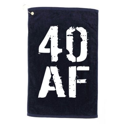40 AF 40th Birthday Golf Towel