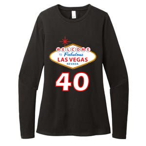 40 Years Old In Vegas - 40th Birthday Womens CVC Long Sleeve Shirt