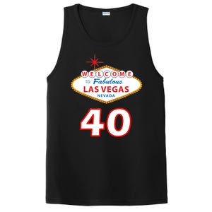 40 Years Old In Vegas - 40th Birthday PosiCharge Competitor Tank